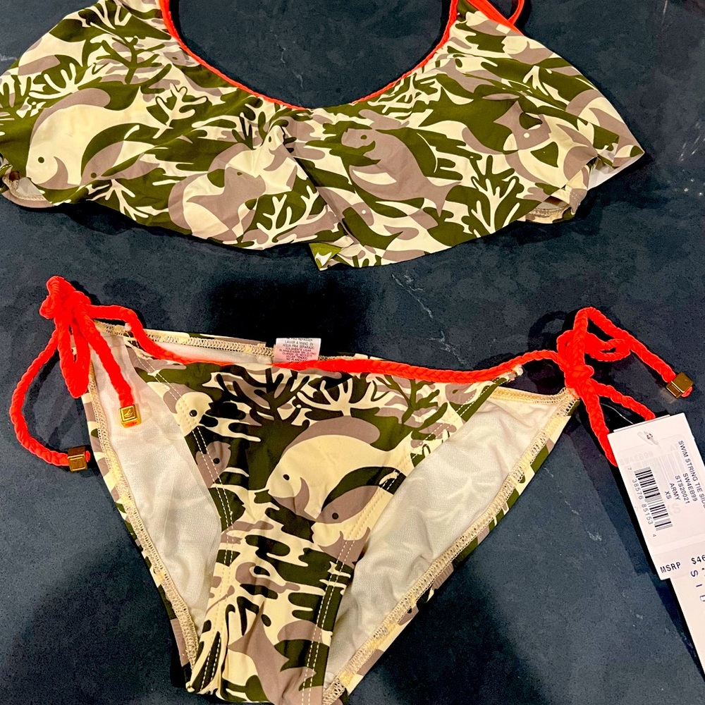 NWT! Sperry Side Tie Bikini Bottoms
